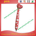 Silicone Rubber PVC Pen With Heart Head For Promotion